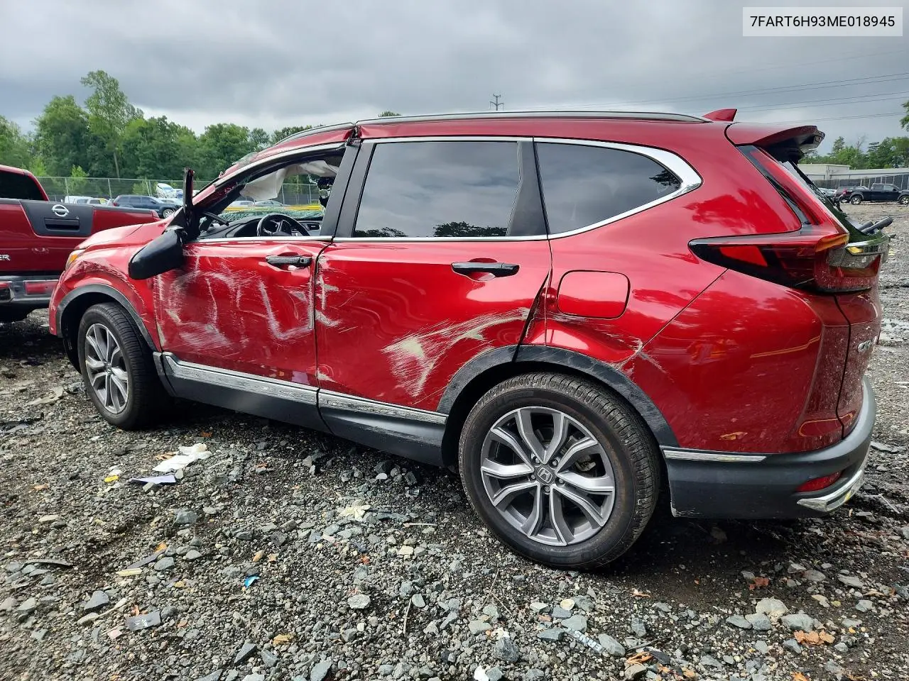 2021 Honda Cr-V Touring VIN: 7FART6H93ME018945 Lot: 59681856