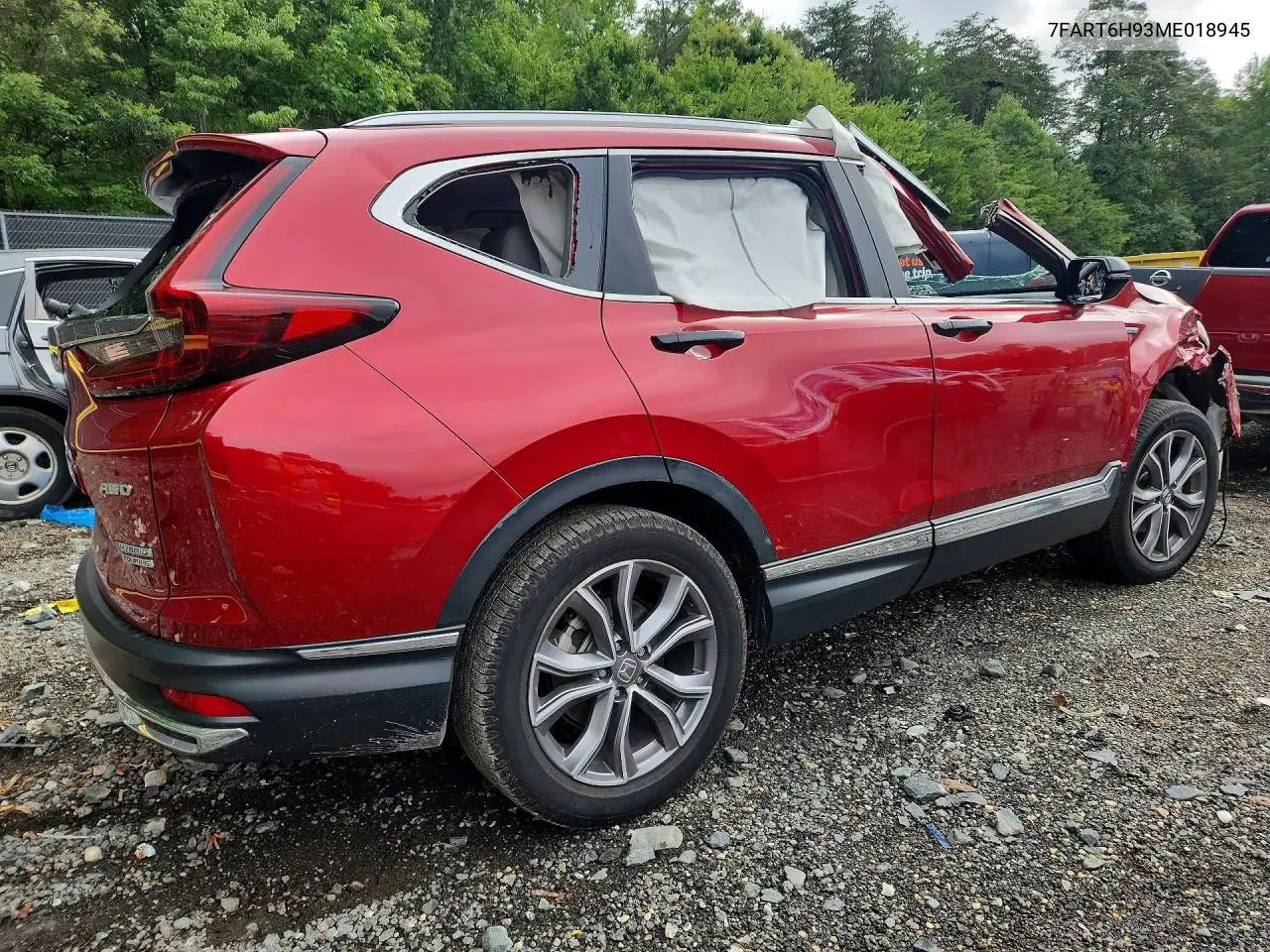 2021 Honda Cr-V Touring VIN: 7FART6H93ME018945 Lot: 59681856