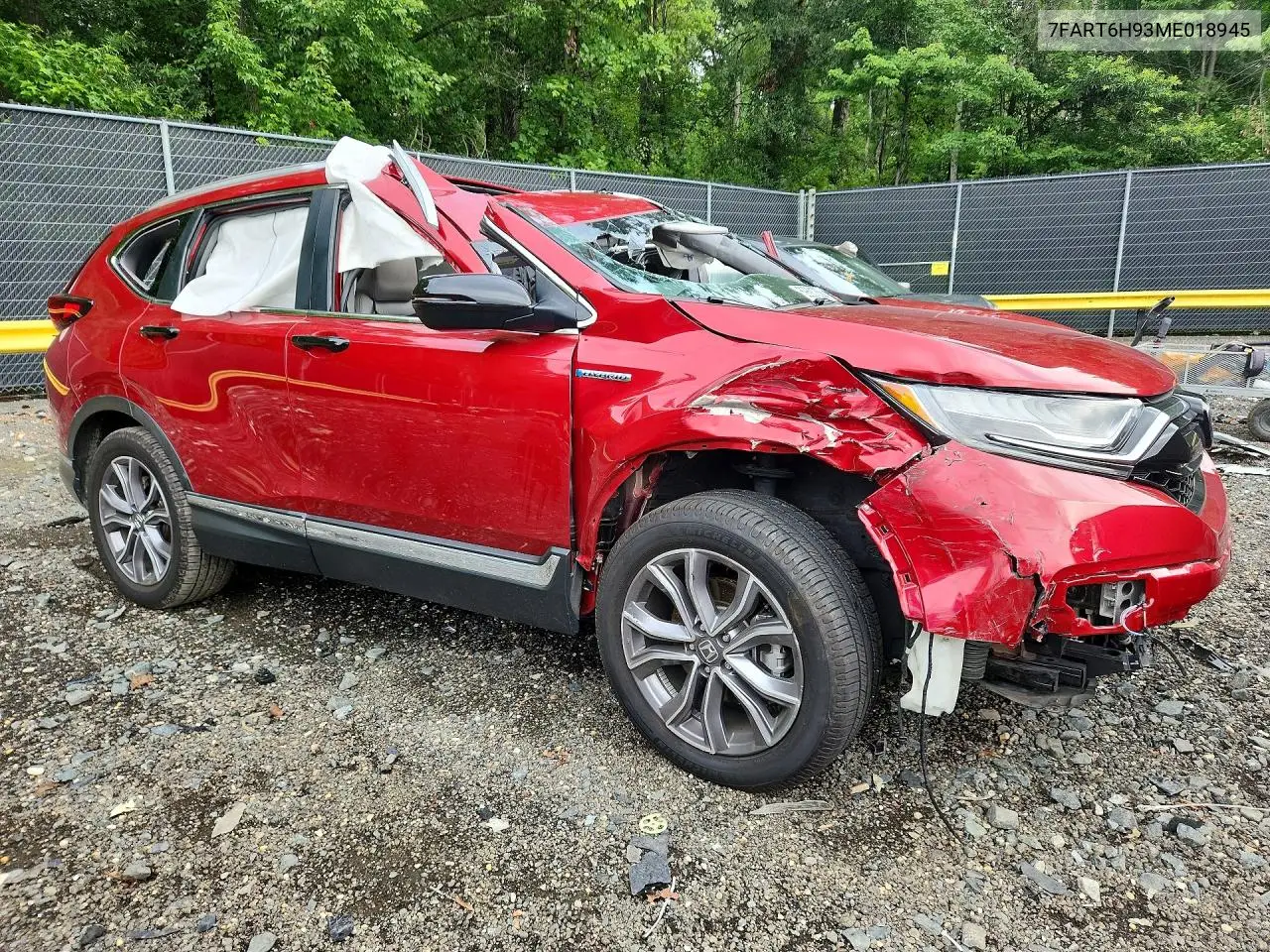 2021 Honda Cr-V Touring VIN: 7FART6H93ME018945 Lot: 59681856