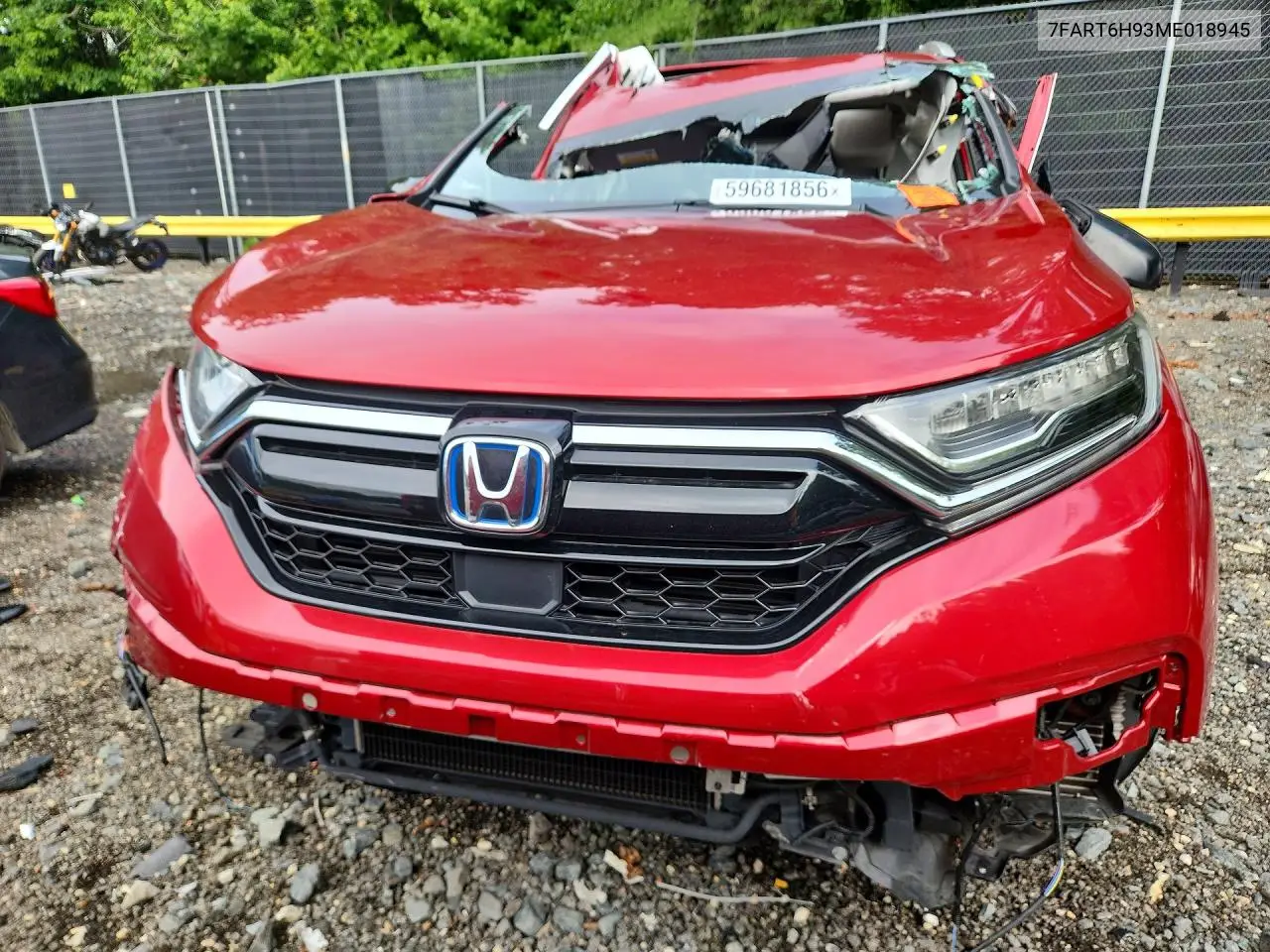 2021 Honda Cr-V Touring VIN: 7FART6H93ME018945 Lot: 59681856