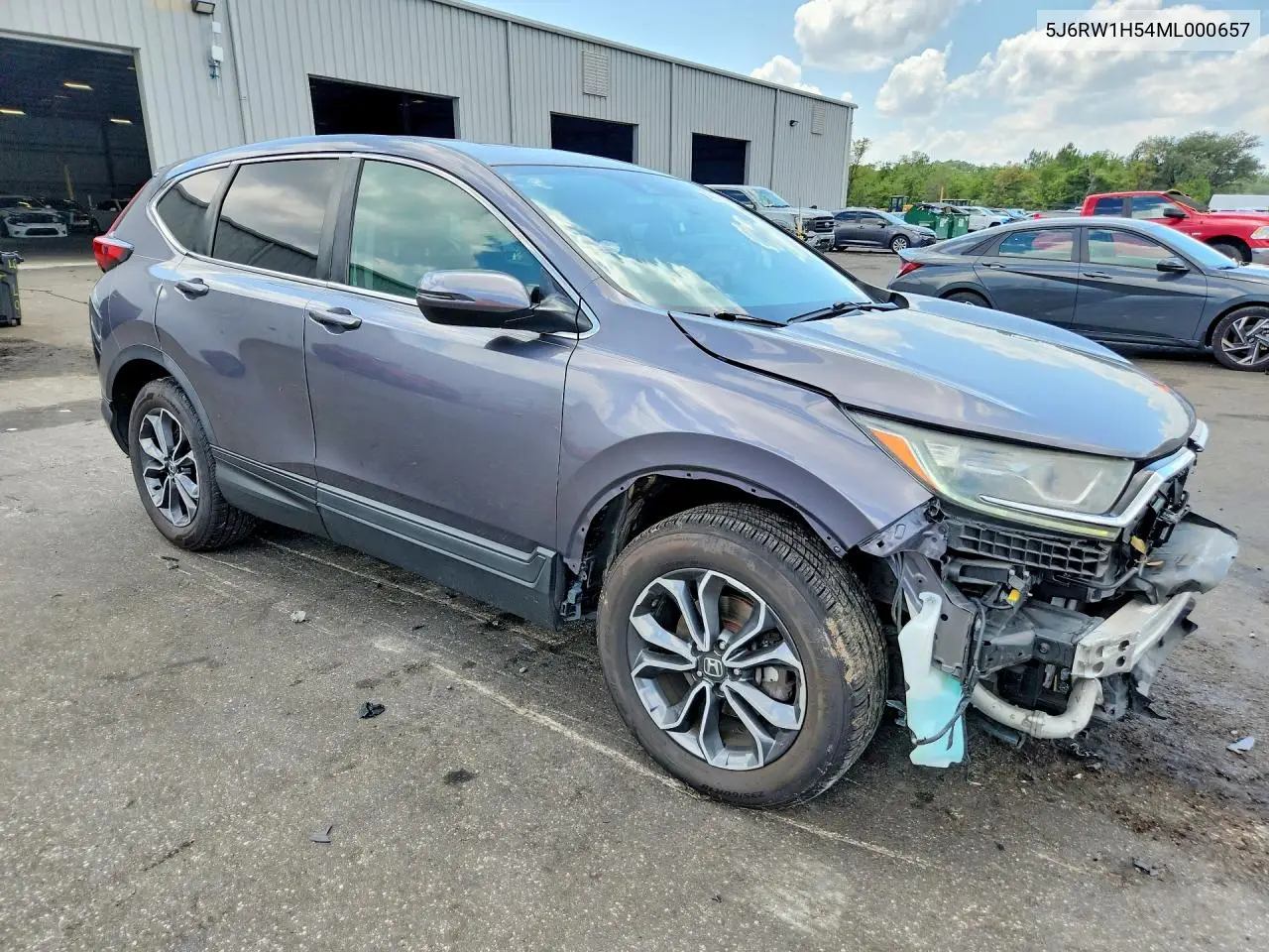 2021 Honda Cr-V Ex VIN: 5J6RW1H54ML000657 Lot: 60716836