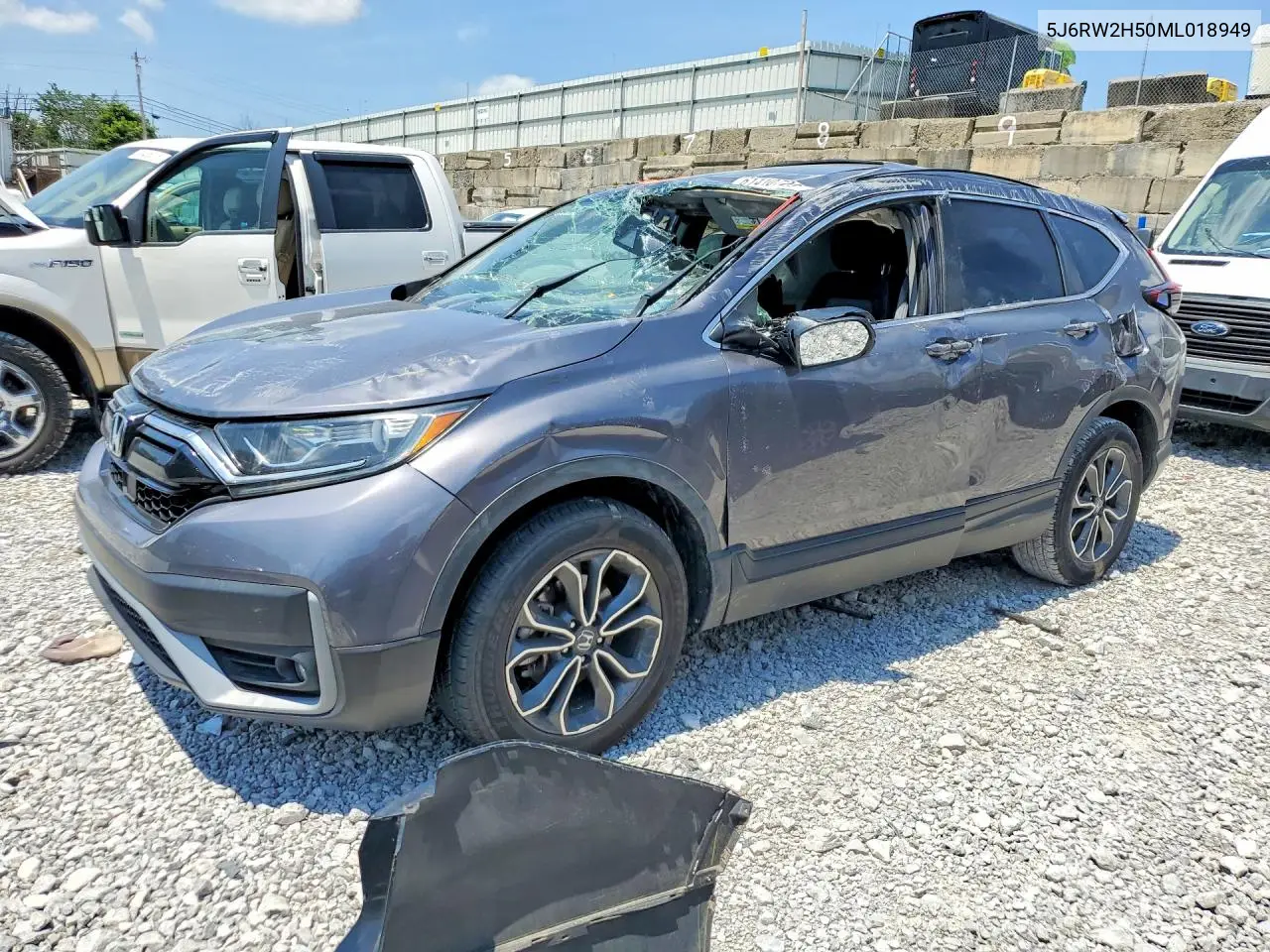 2021 Honda Cr-V Ex VIN: 5J6RW2H50ML018949 Lot: 61410726