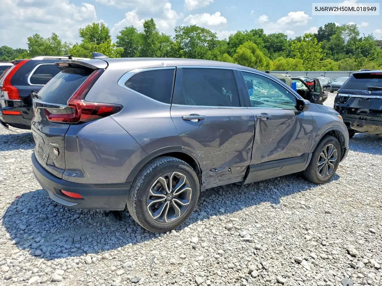 2021 Honda Cr-V Ex VIN: 5J6RW2H50ML018949 Lot: 61410726