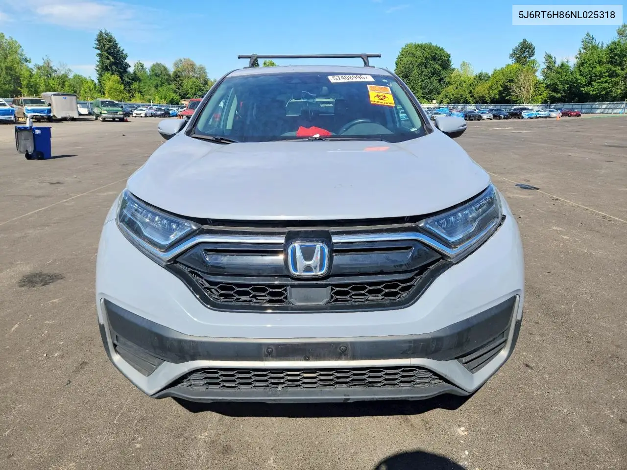 2022 Honda Cr-V Exl VIN: 5J6RT6H86NL025318 Lot: 57408996