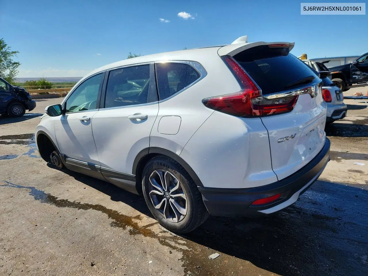 2022 Honda Cr-V Ex VIN: 5J6RW2H5XNL001061 Lot: 61143536