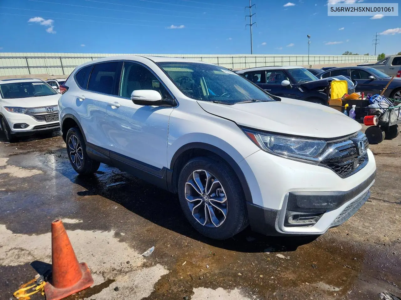 2022 Honda Cr-V Ex VIN: 5J6RW2H5XNL001061 Lot: 61143536