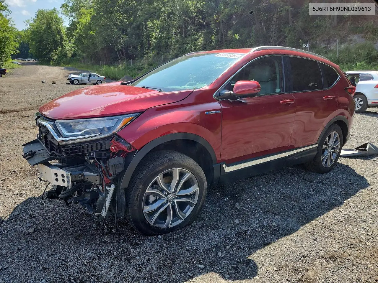 2022 Honda Cr-V Touring VIN: 5J6RT6H90NL039613 Lot: 61437056