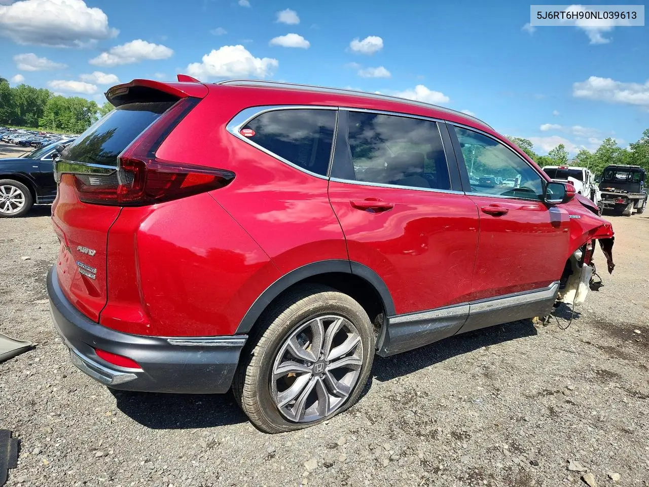 2022 Honda Cr-V Touring VIN: 5J6RT6H90NL039613 Lot: 61437056