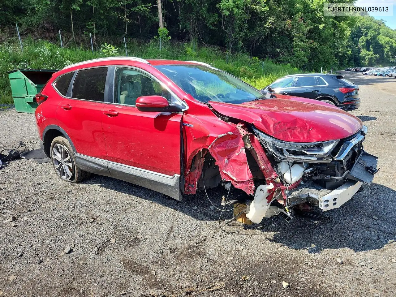 2022 Honda Cr-V Touring VIN: 5J6RT6H90NL039613 Lot: 61437056