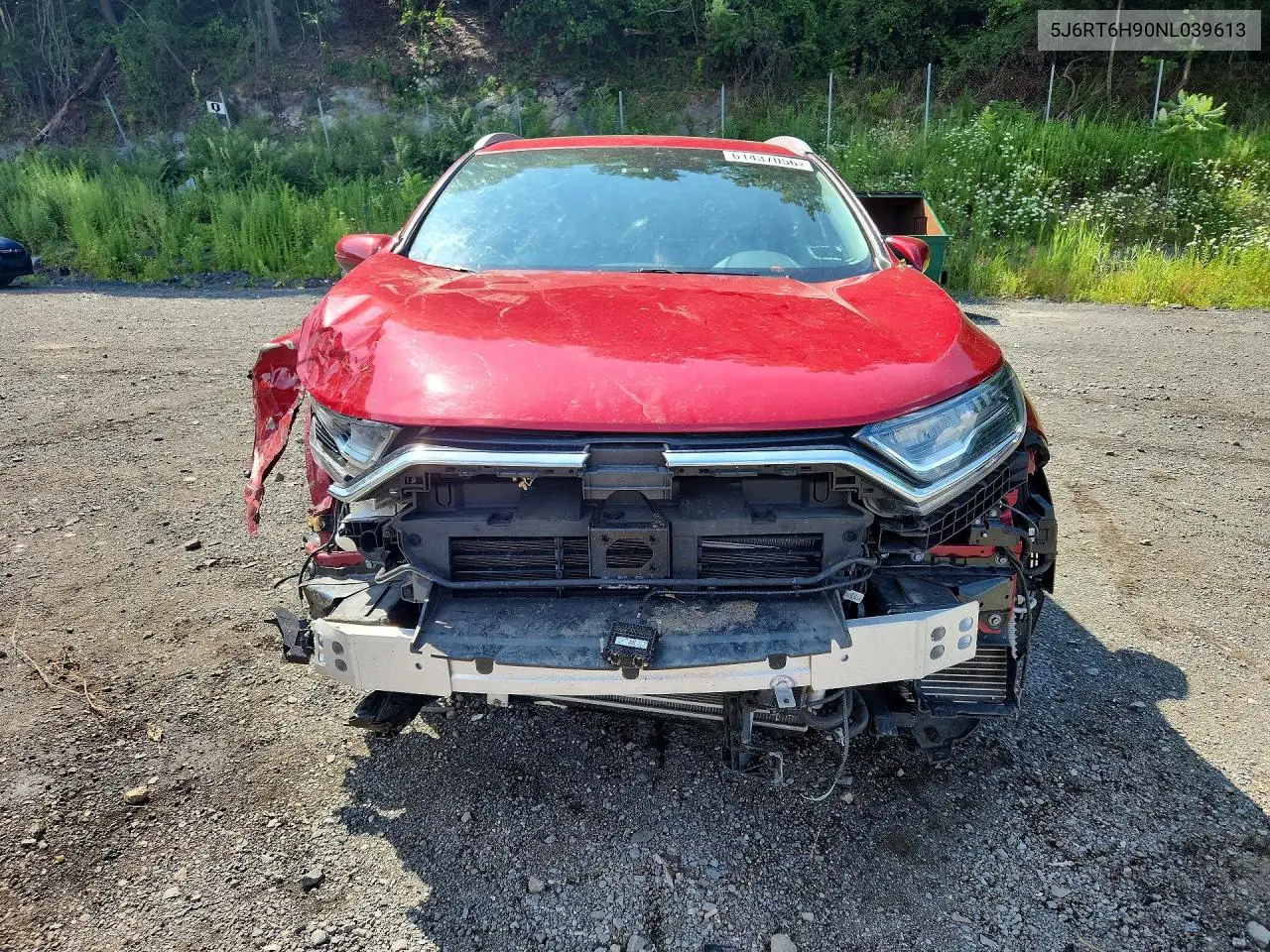 2022 Honda Cr-V Touring VIN: 5J6RT6H90NL039613 Lot: 61437056