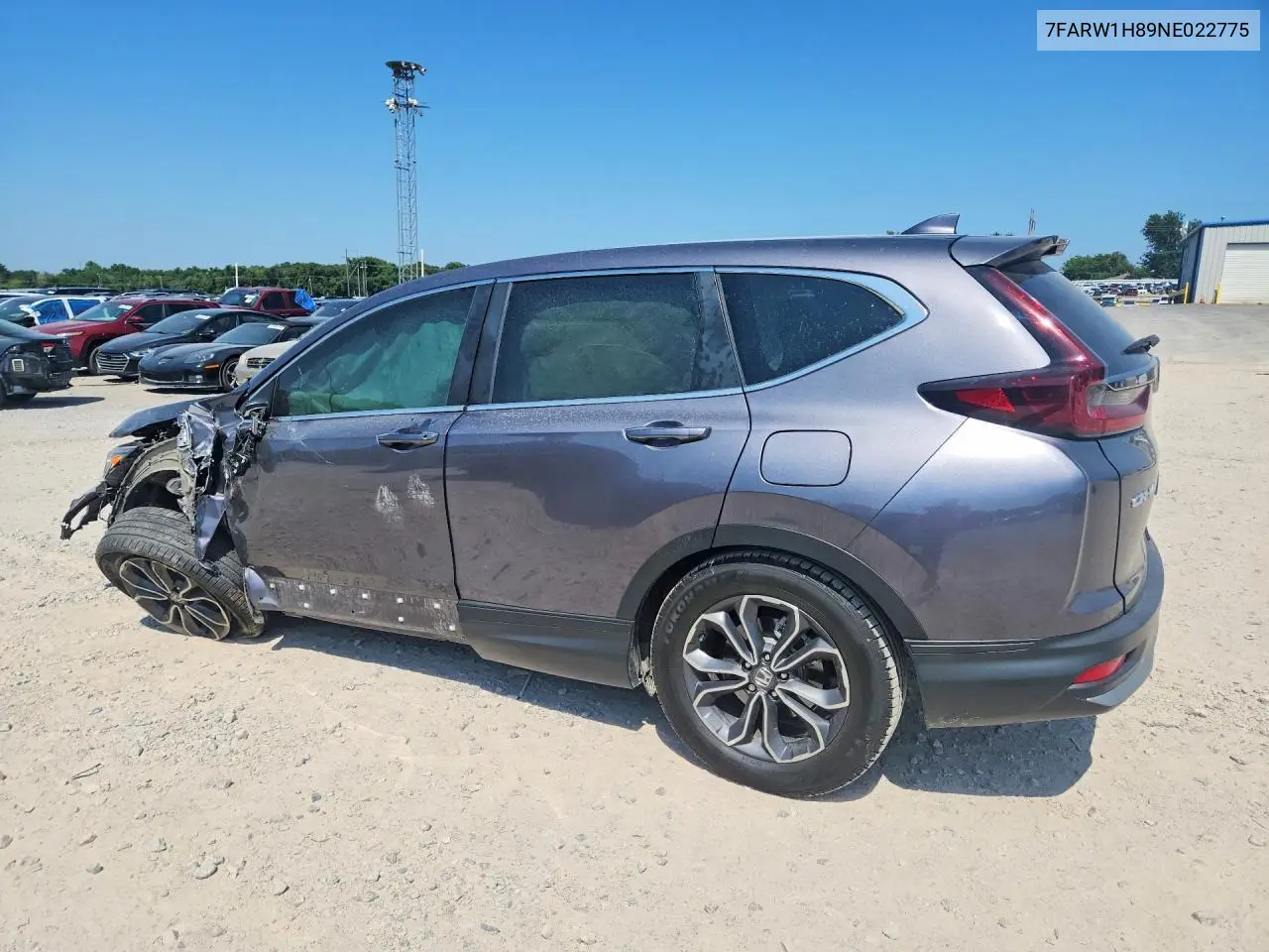 2022 Honda Cr-V Exl VIN: 7FARW1H89NE022775 Lot: 62275606