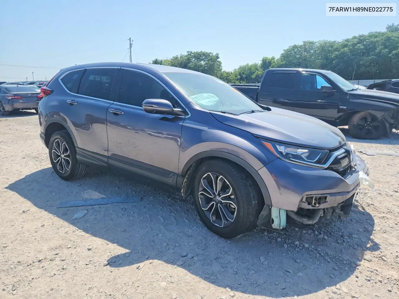 2022 Honda Cr-V Exl VIN: 7FARW1H89NE022775 Lot: 62275606