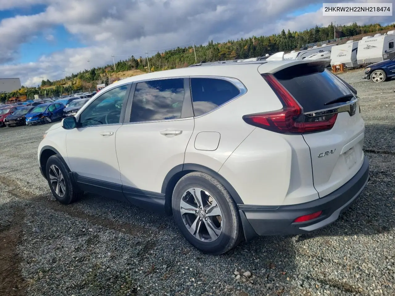 2HKRW2H22NH218474 2022 Honda Cr-V Lx