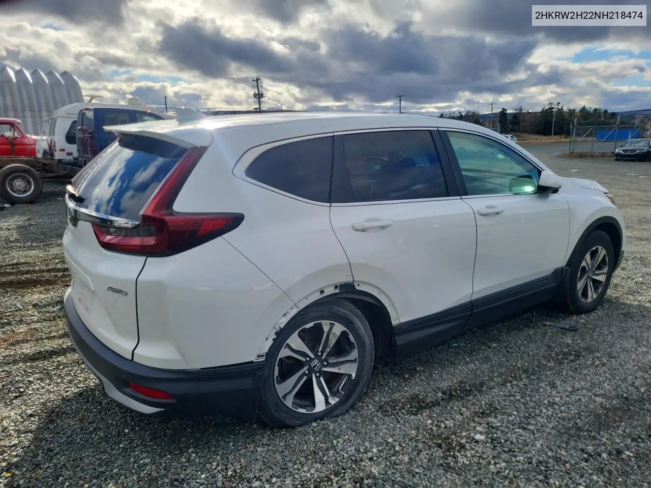 2HKRW2H22NH218474 2022 Honda Cr-V Lx
