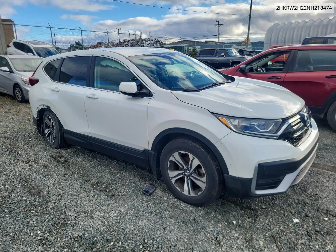 2HKRW2H22NH218474 2022 Honda Cr-V Lx