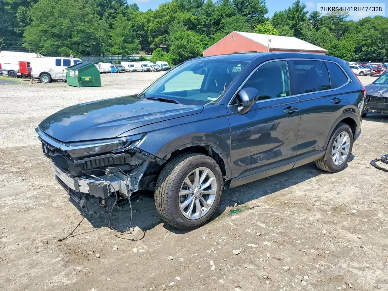 2024 Honda Cr-V Ex VIN: 2HKRS4H41RH474328 Lot: 59953856