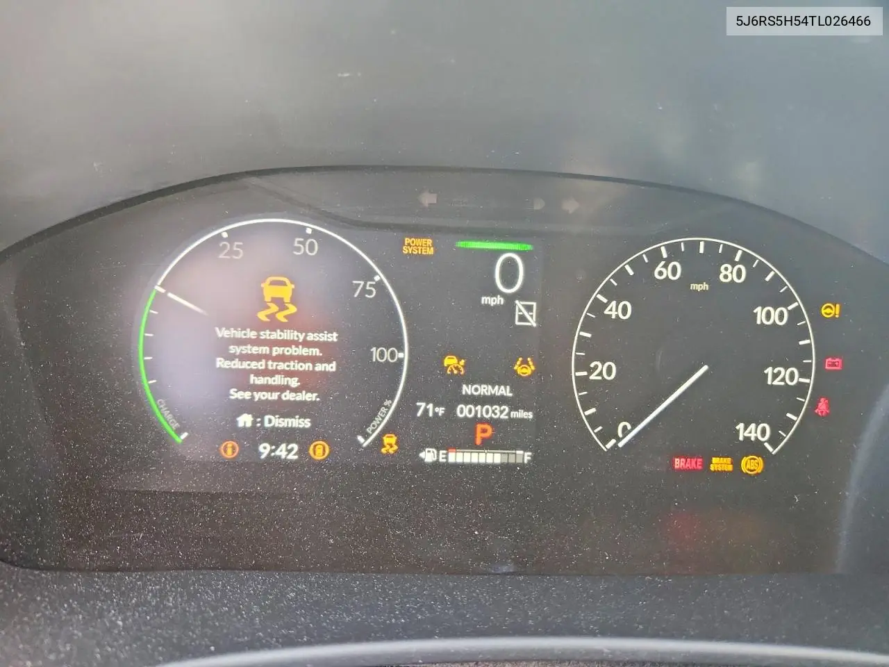 5J6RS5H54TL026466 2026 Honda Cr-V Sport