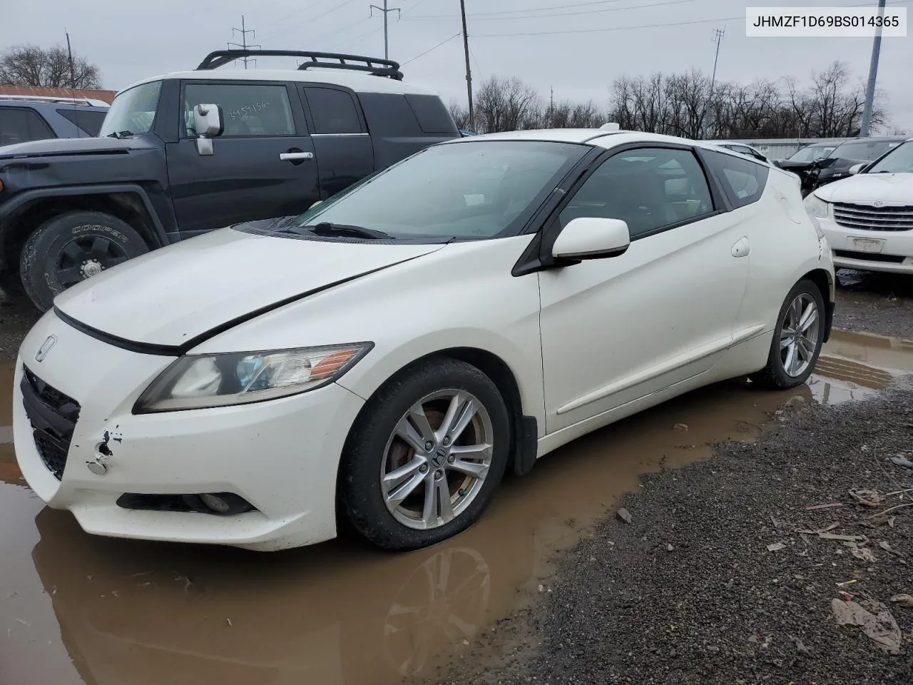 2011 Honda Cr-Z Ex VIN: JHMZF1D69BS014365 Lot: 40711074
