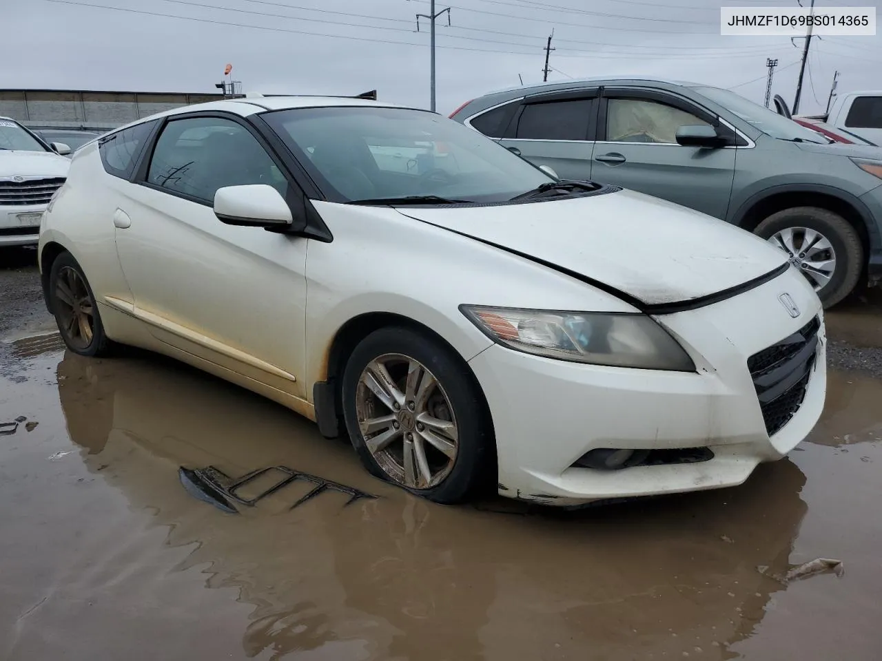 2011 Honda Cr-Z Ex VIN: JHMZF1D69BS014365 Lot: 40711074