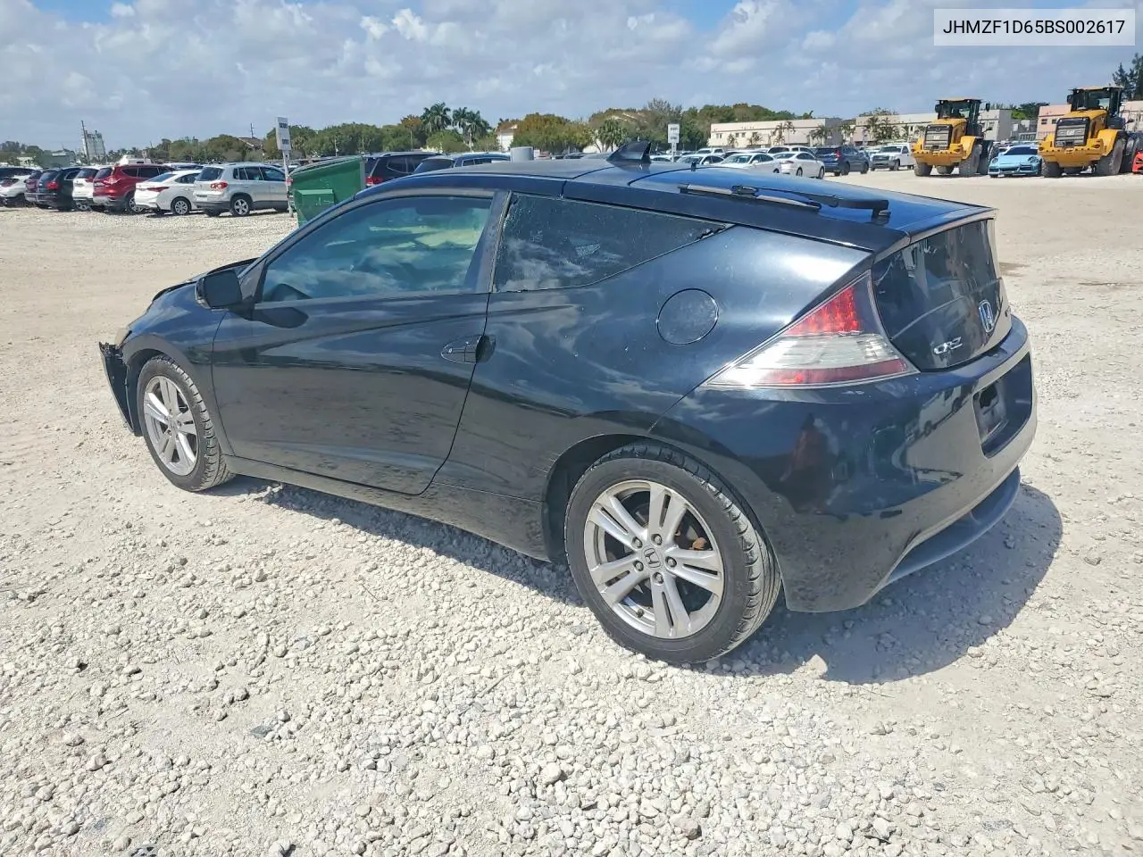 2011 Honda Cr-Z Ex VIN: JHMZF1D65BS002617 Lot: 45566476