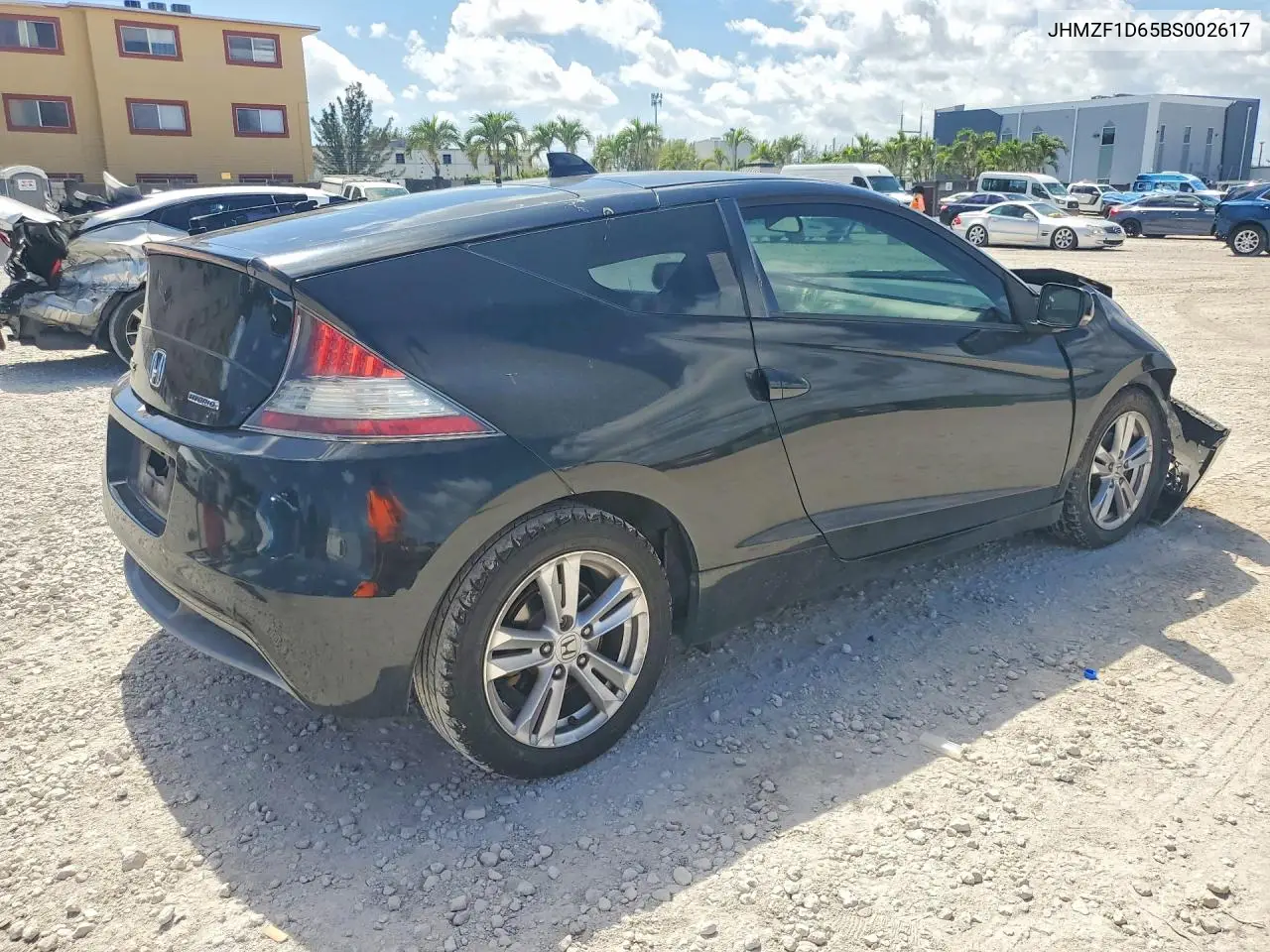 2011 Honda Cr-Z Ex VIN: JHMZF1D65BS002617 Lot: 45566476