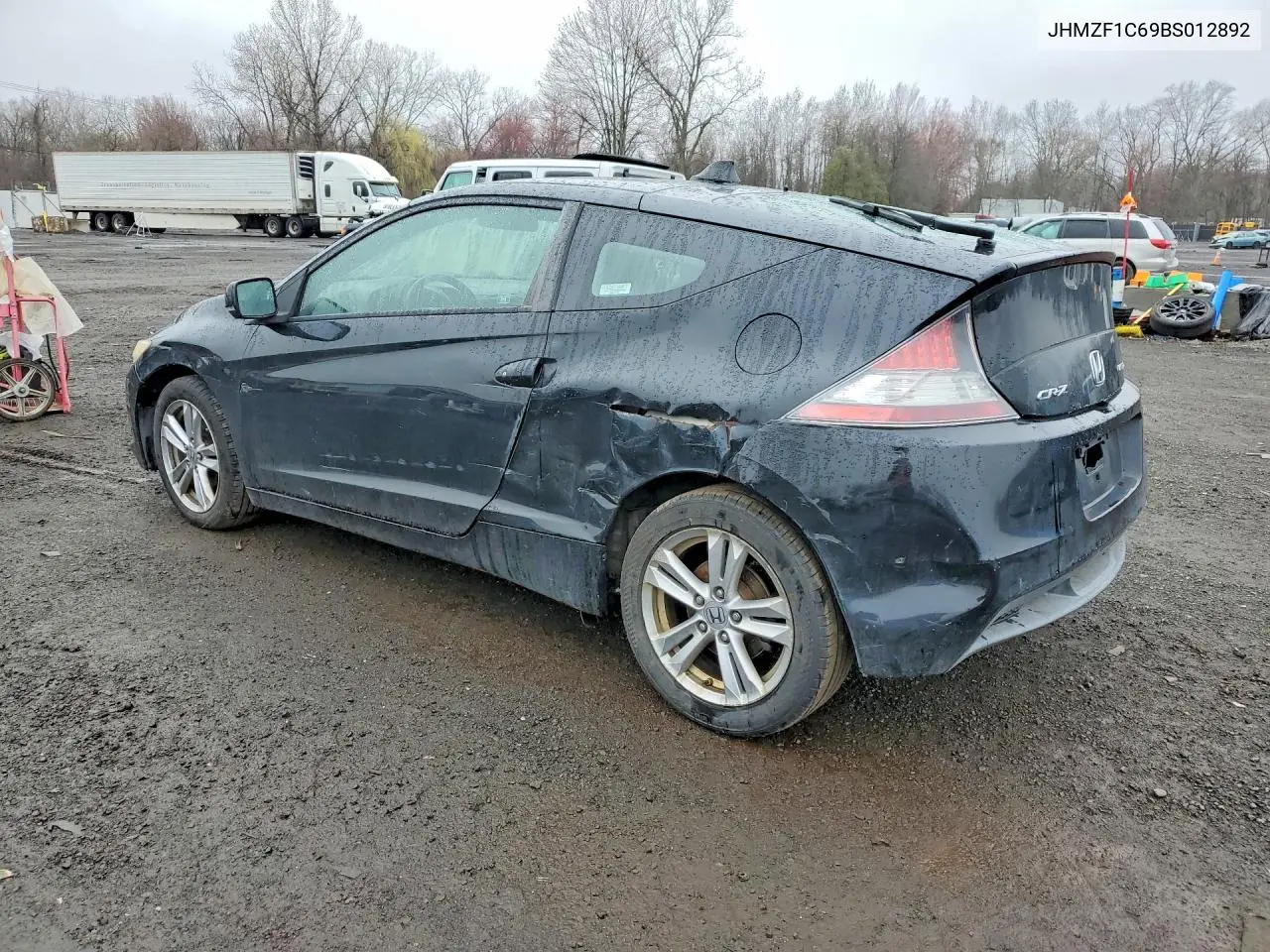 2011 Honda Cr-Z Ex VIN: JHMZF1C69BS012892 Lot: 48335636