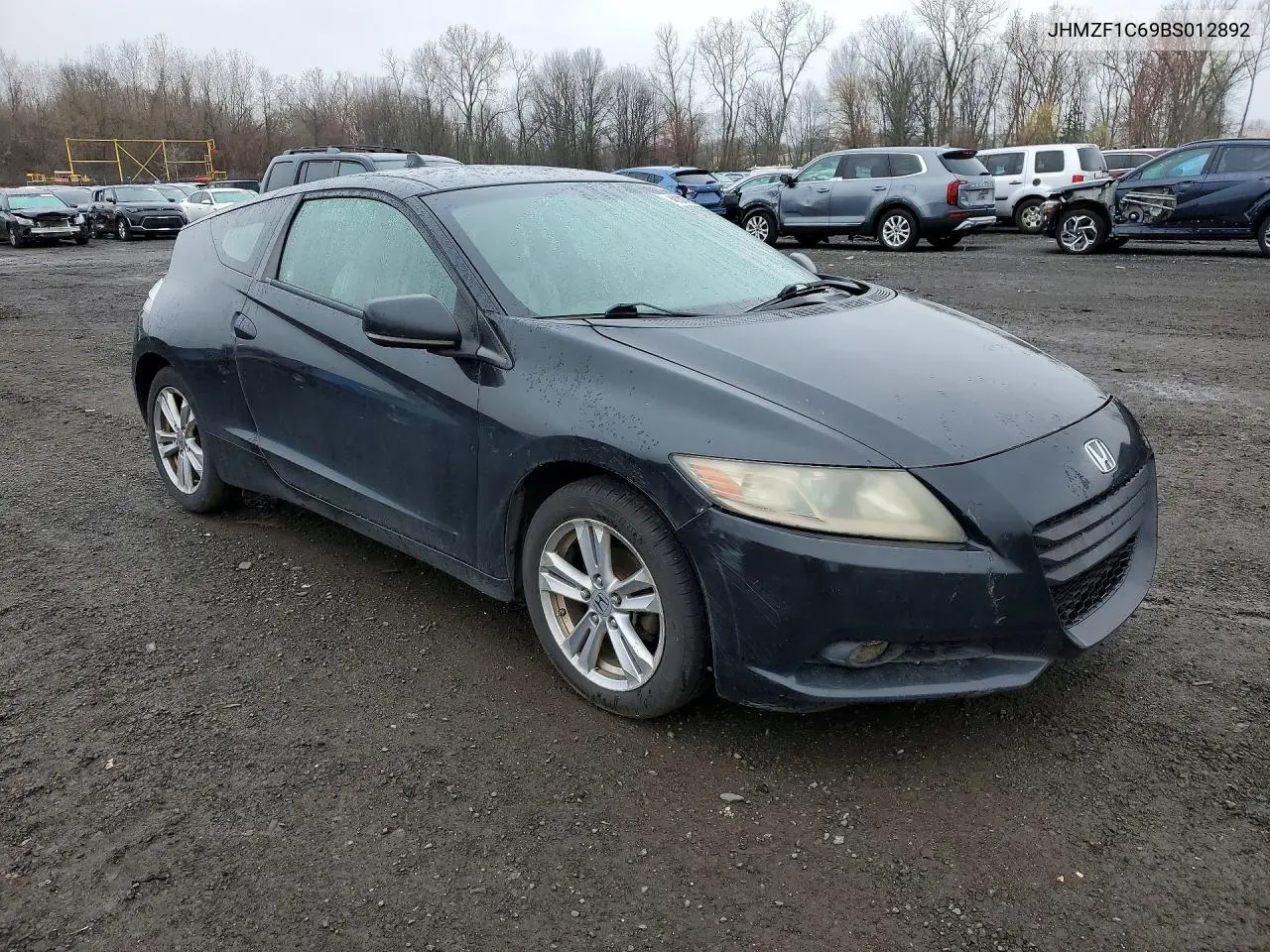 2011 Honda Cr-Z Ex VIN: JHMZF1C69BS012892 Lot: 48335636