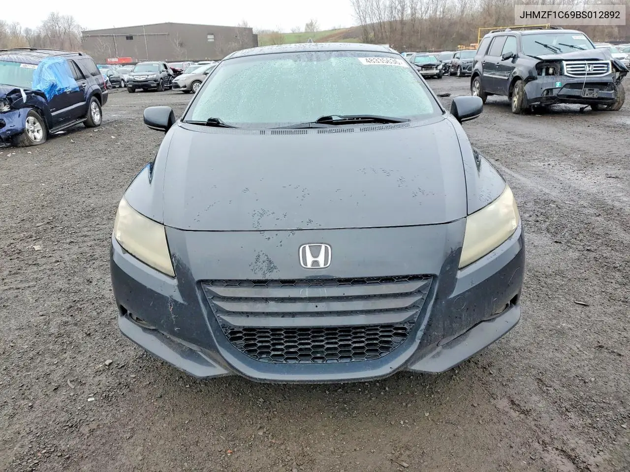 2011 Honda Cr-Z Ex VIN: JHMZF1C69BS012892 Lot: 48335636