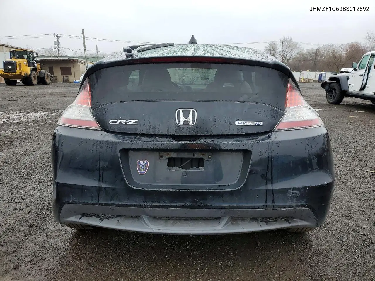 2011 Honda Cr-Z Ex VIN: JHMZF1C69BS012892 Lot: 48335636