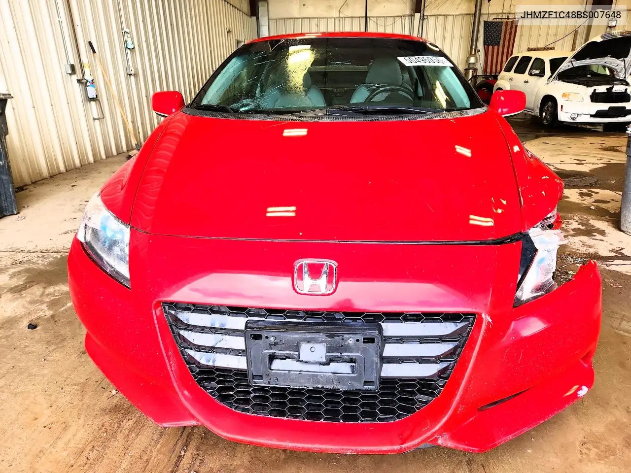 2011 Honda Cr-Z VIN: JHMZF1C48BS007648 Lot: 50496056