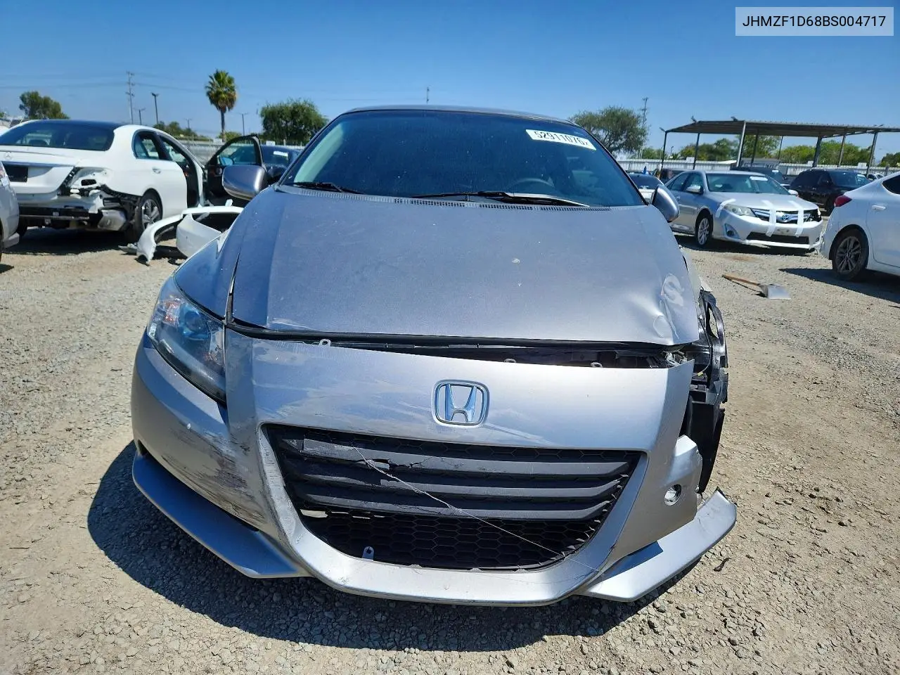 2011 Bcib Cr-Z Ex Manual VIN: JHMZF1D68BS004717 Lot: 52911076