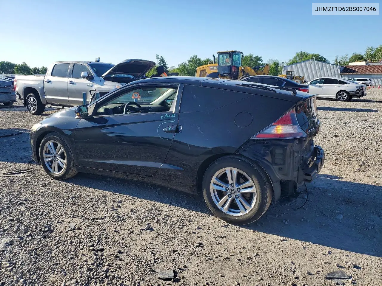 2011 Honda Cr-Z Ex VIN: JHMZF1D62BS007046 Lot: 53073406
