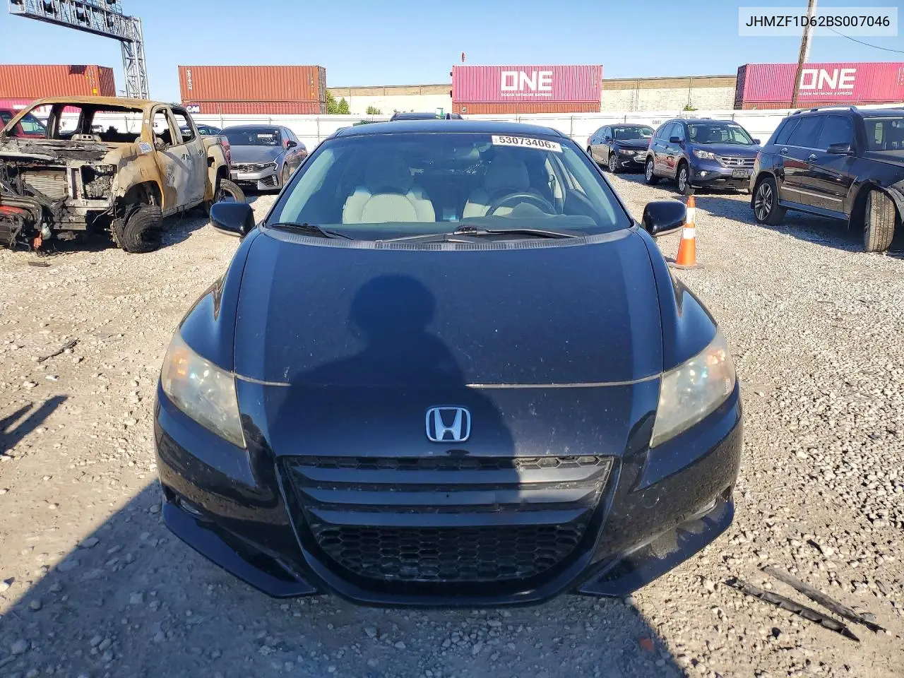 2011 Honda Cr-Z Ex VIN: JHMZF1D62BS007046 Lot: 53073406
