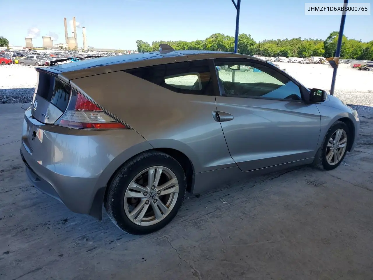 2011 Honda Cr-Z Ex VIN: JHMZF1D6XBS000765 Lot: 53993246