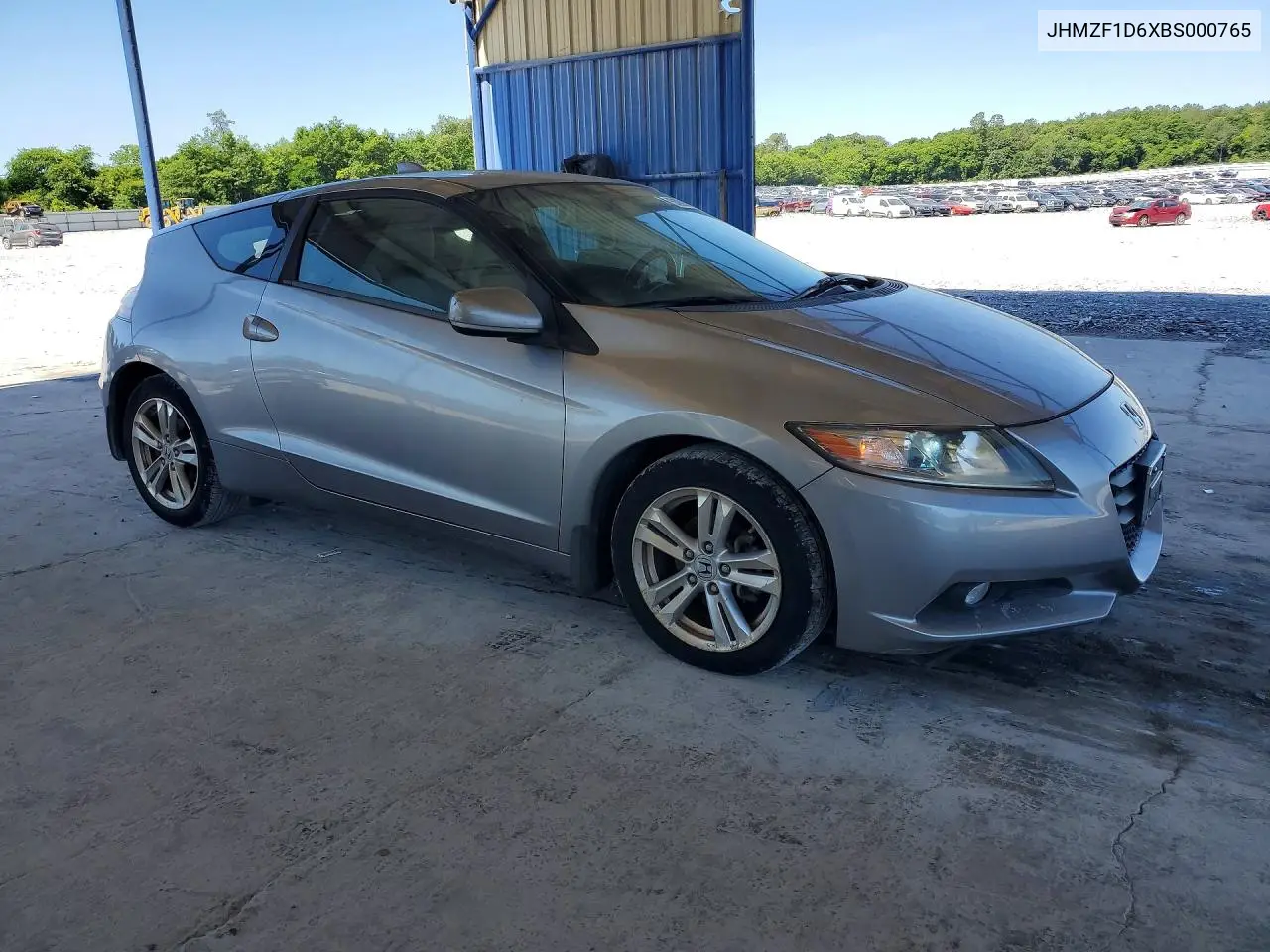 2011 Honda Cr-Z Ex VIN: JHMZF1D6XBS000765 Lot: 53993246