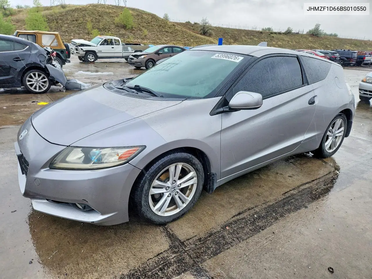 2011 Honda Cr-Z Ex VIN: JHMZF1D66BS010550 Lot: 53996026