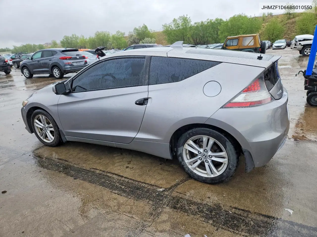 2011 Honda Cr-Z Ex VIN: JHMZF1D66BS010550 Lot: 53996026