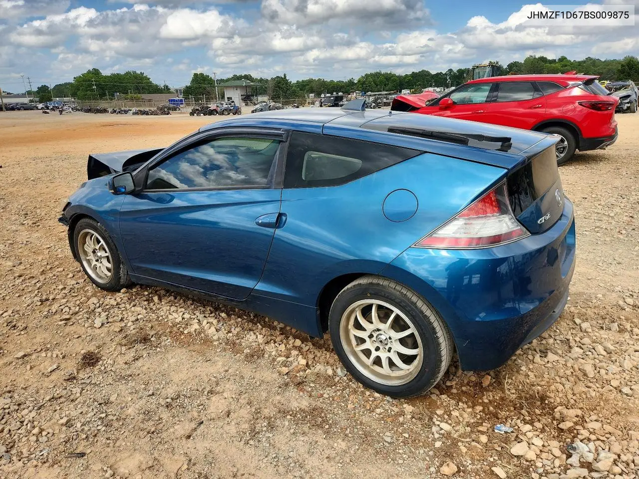 2011 Honda Cr-Z Ex VIN: JHMZF1D67BS009875 Lot: 57415516