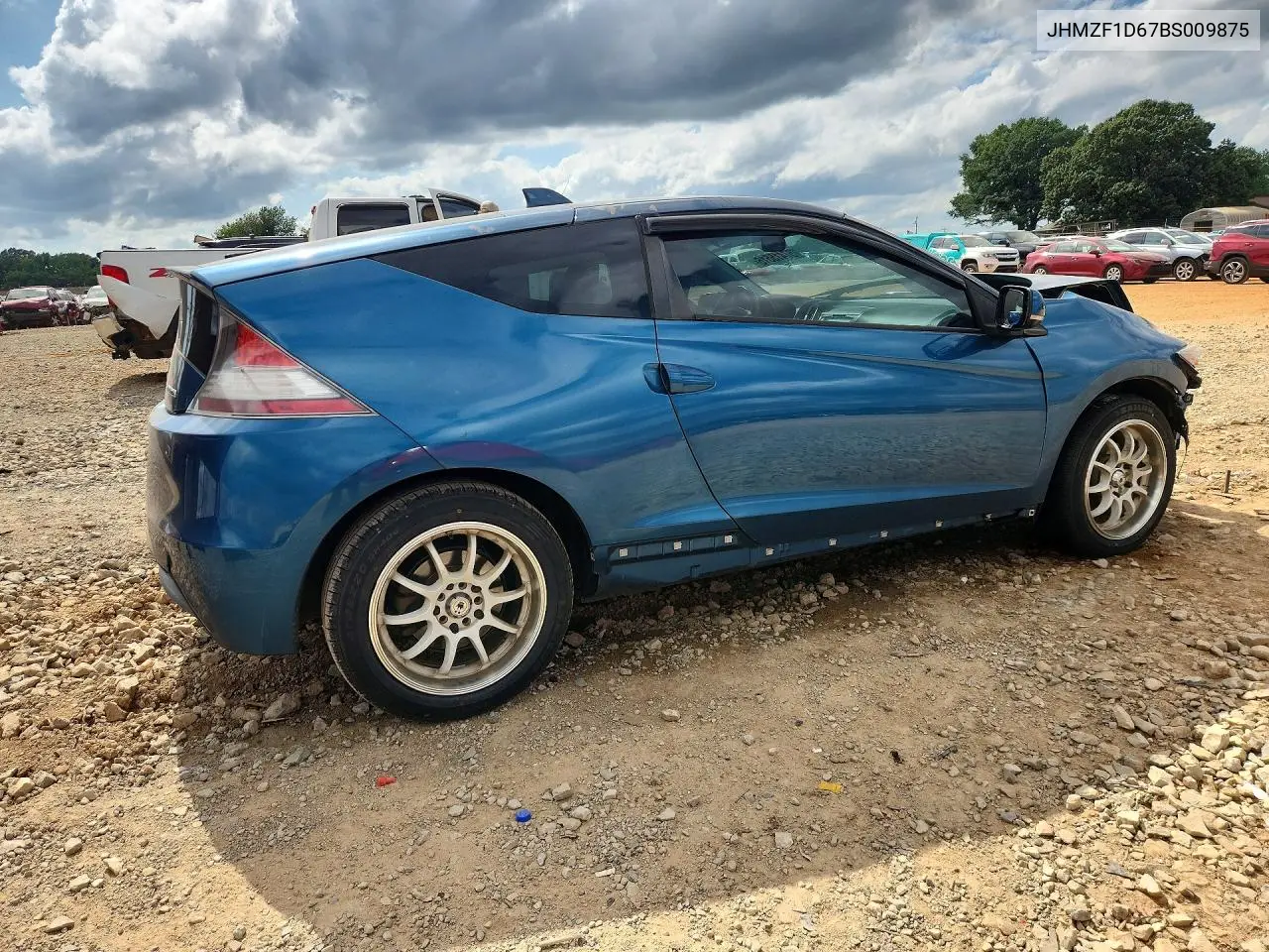 2011 Honda Cr-Z Ex VIN: JHMZF1D67BS009875 Lot: 57415516