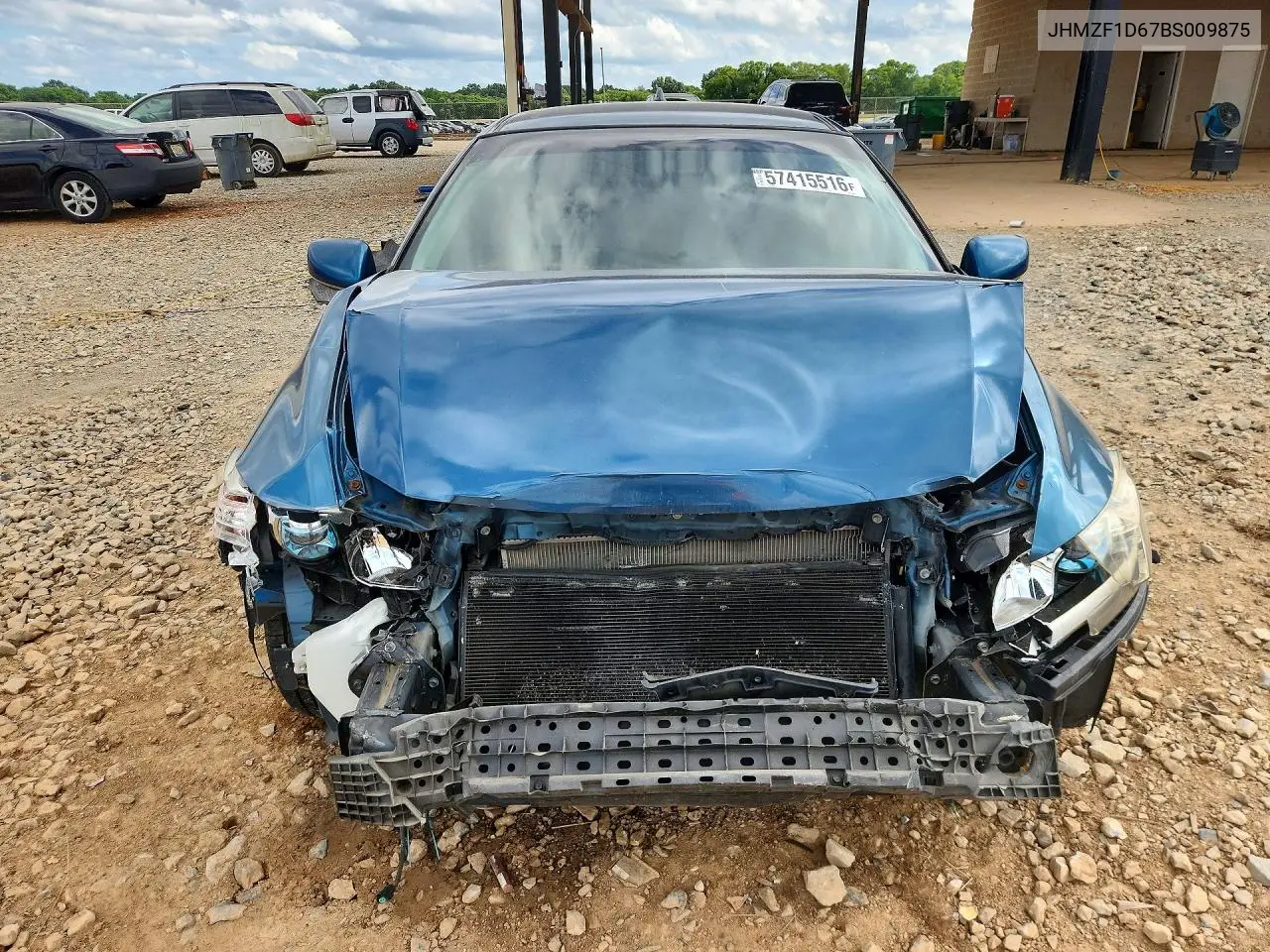 2011 Honda Cr-Z Ex VIN: JHMZF1D67BS009875 Lot: 57415516