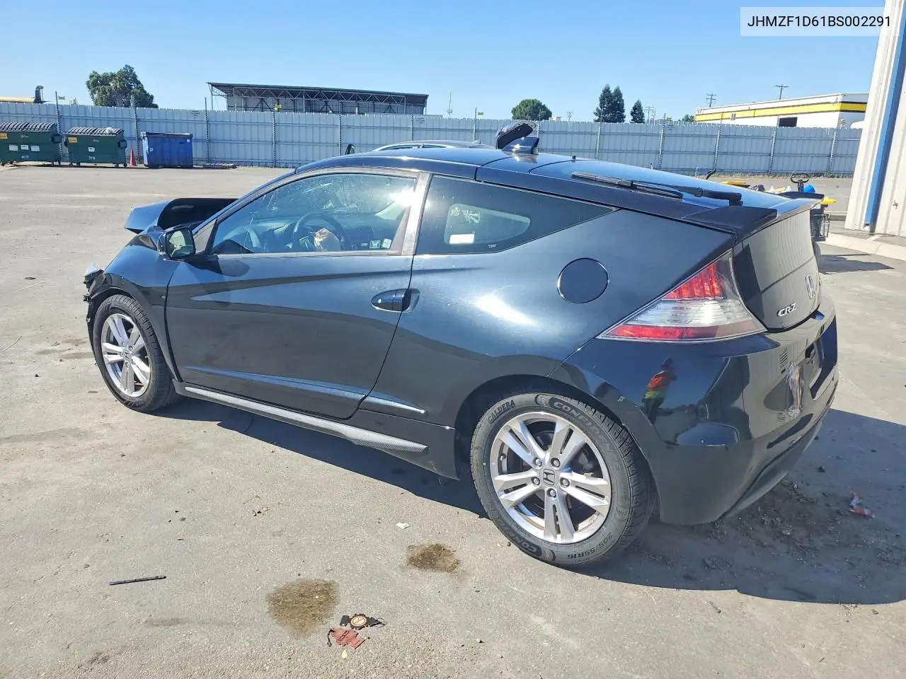 2011 Honda Cr-Z Ex VIN: JHMZF1D61BS002291 Lot: 57425726