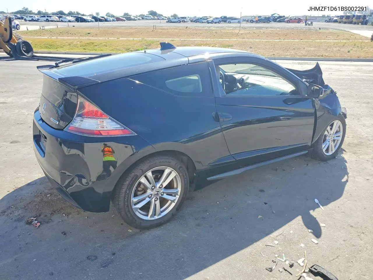 2011 Honda Cr-Z Ex VIN: JHMZF1D61BS002291 Lot: 57425726