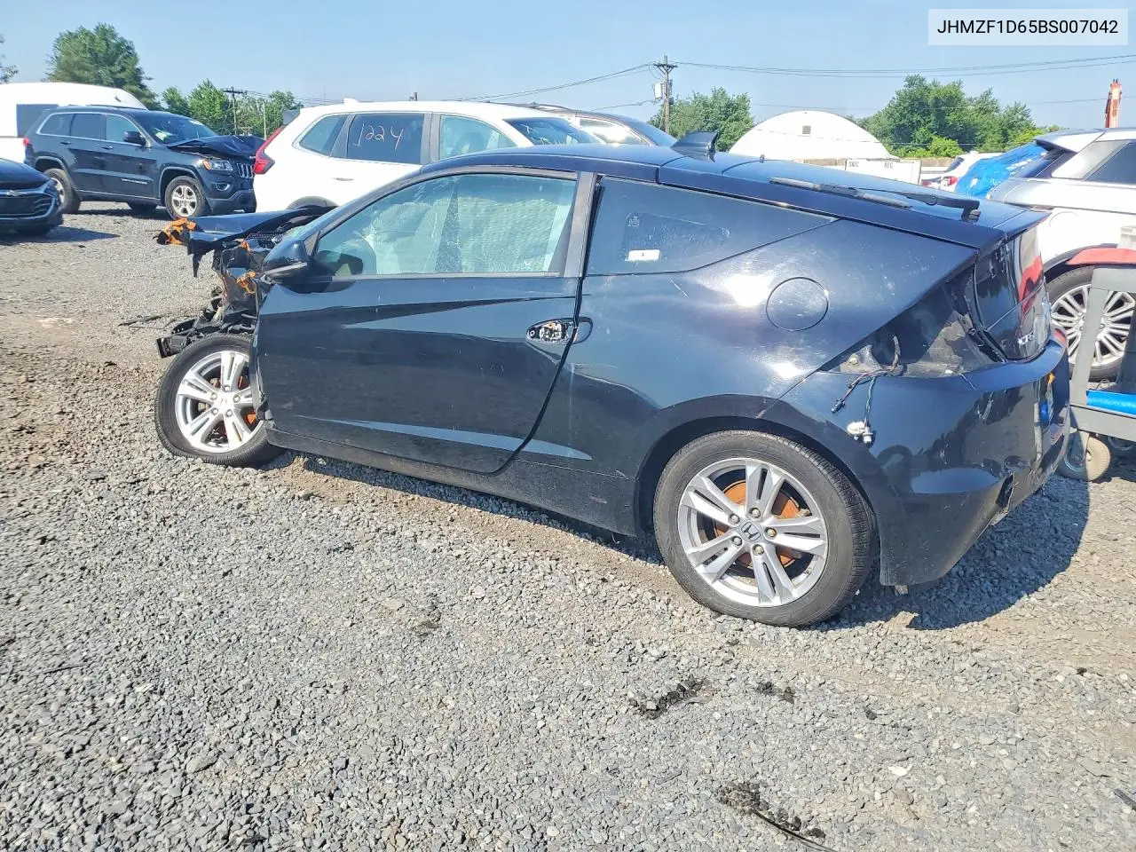 2011 Honda Cr-Z Ex VIN: JHMZF1D65BS007042 Lot: 58920126