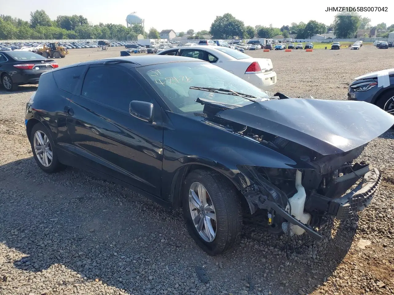 2011 Honda Cr-Z Ex VIN: JHMZF1D65BS007042 Lot: 58920126