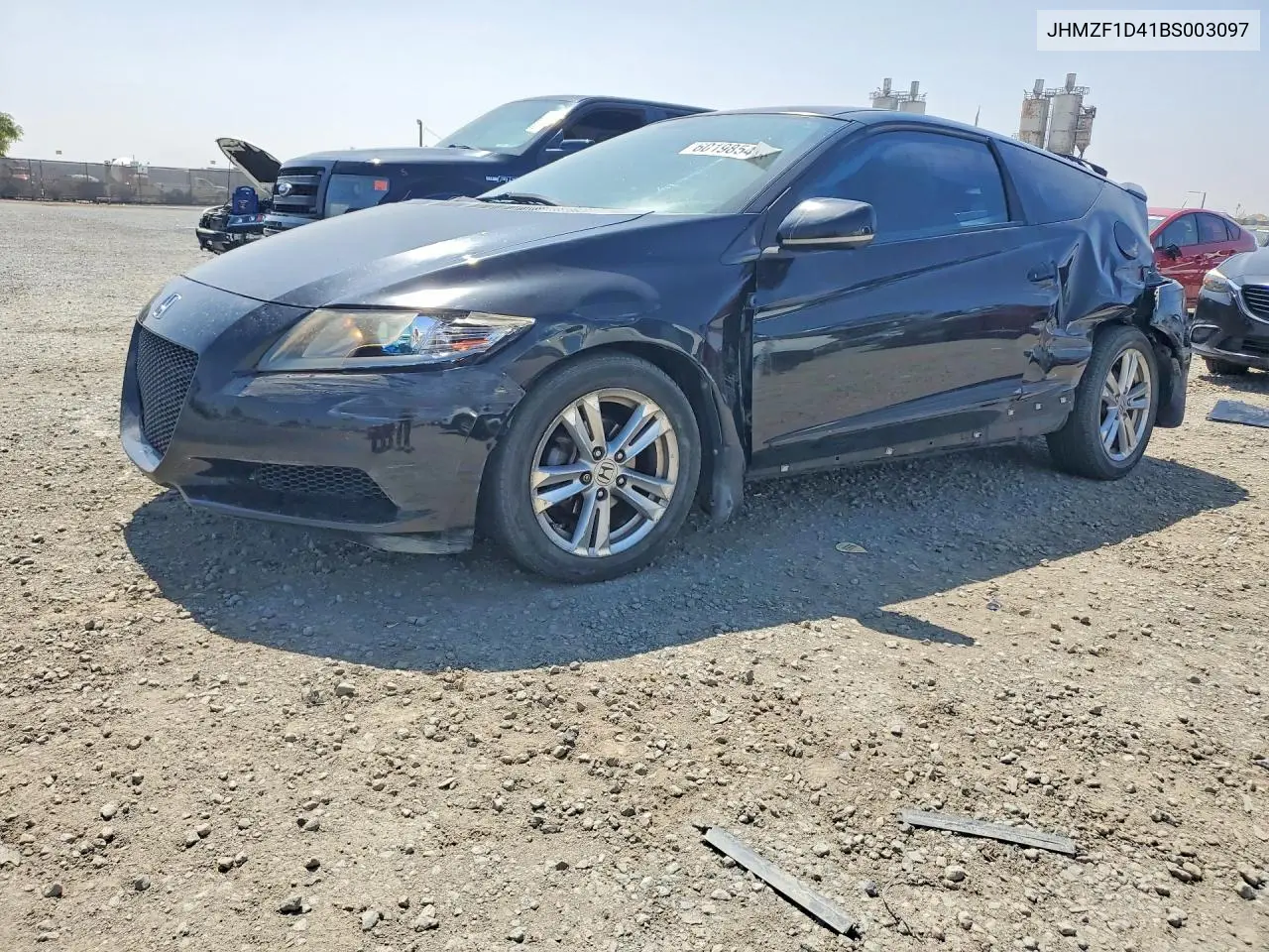 2011 Honda Cr-Z VIN: JHMZF1D41BS003097 Lot: 60198546
