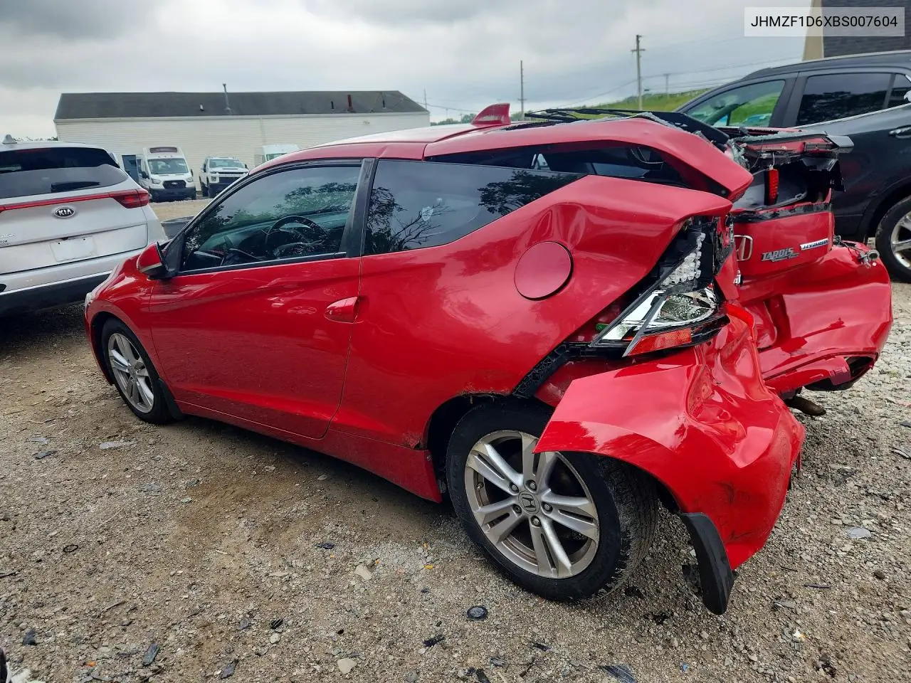 2011 Honda Cr-Z Ex VIN: JHMZF1D6XBS007604 Lot: 60325956