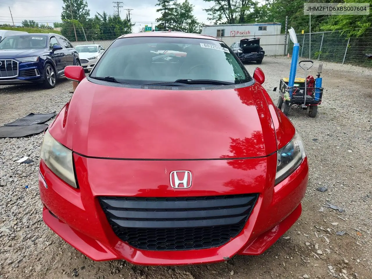 2011 Honda Cr-Z Ex VIN: JHMZF1D6XBS007604 Lot: 60325956