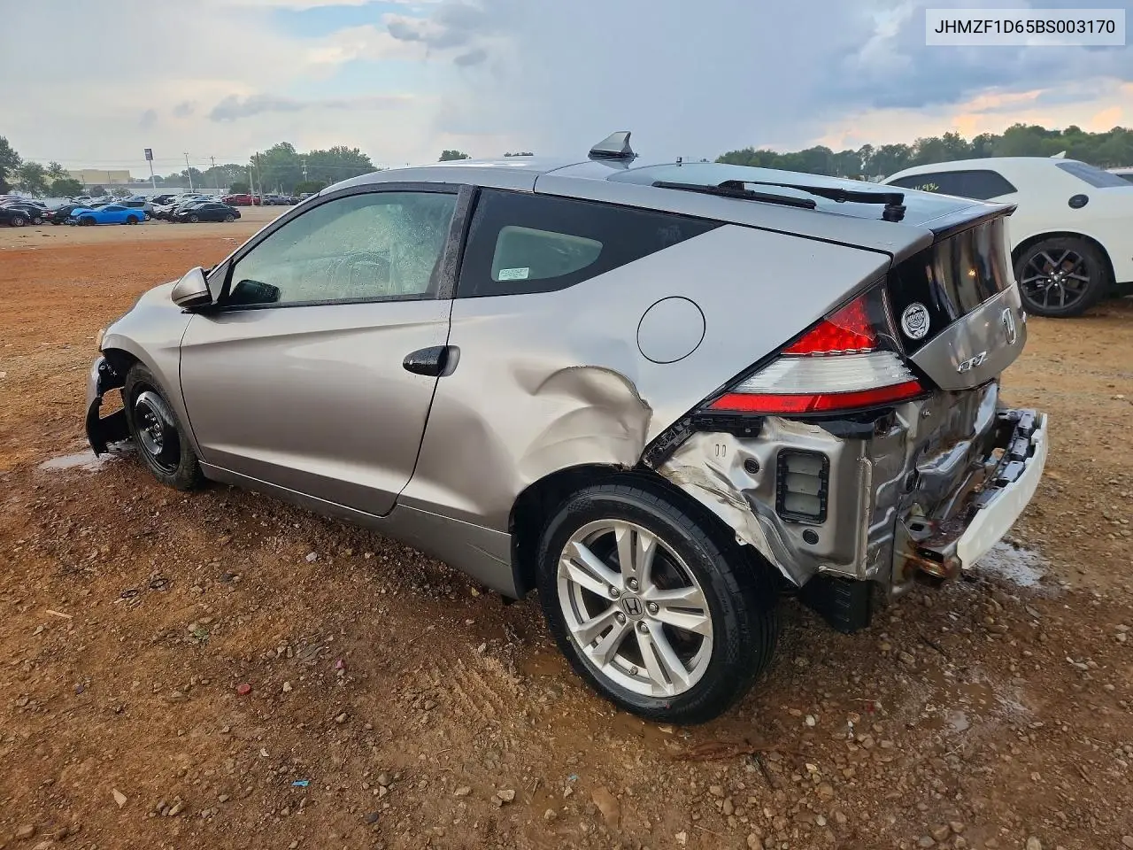 2011 Honda Cr-Z Ex VIN: JHMZF1D65BS003170 Lot: 60453766