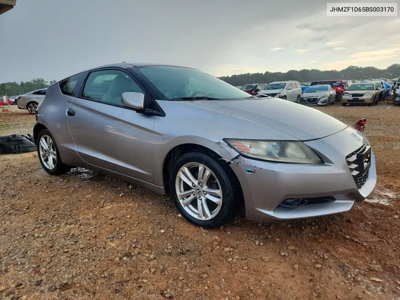 2011 Honda Cr-Z Ex VIN: JHMZF1D65BS003170 Lot: 60453766
