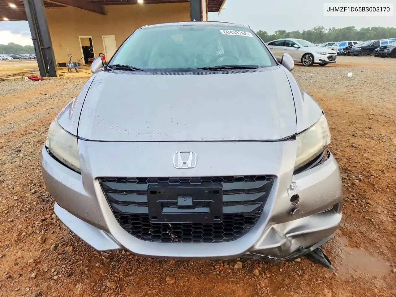 2011 Honda Cr-Z Ex VIN: JHMZF1D65BS003170 Lot: 60453766